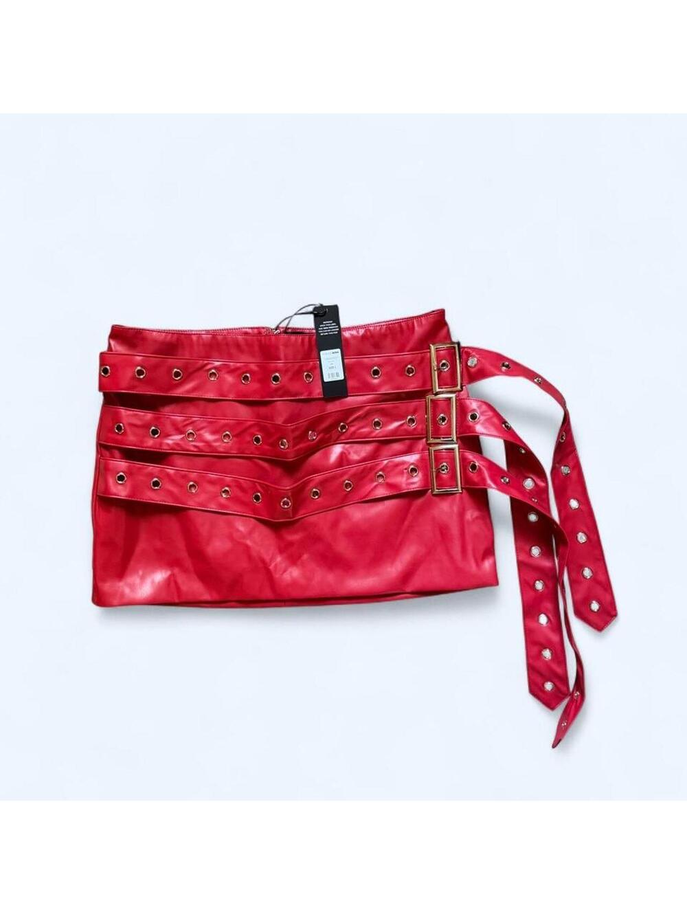 Fashion Nova Women's Red Skirt